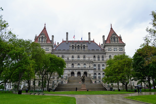 Капітолій штату Нью-Йорк, Олбані, Нью-Йорк, США (New York State Capitol, Albany, NY, USA)