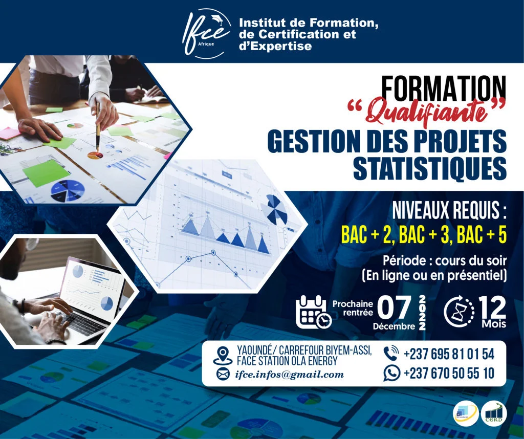 Formation Qualifiante en Gestion des Projets Statistiques