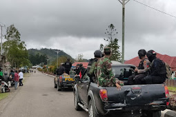 TNI-Polri Apel Gabungan Antisipasi Kalender Kamtibmas di Pegunungan Bintang