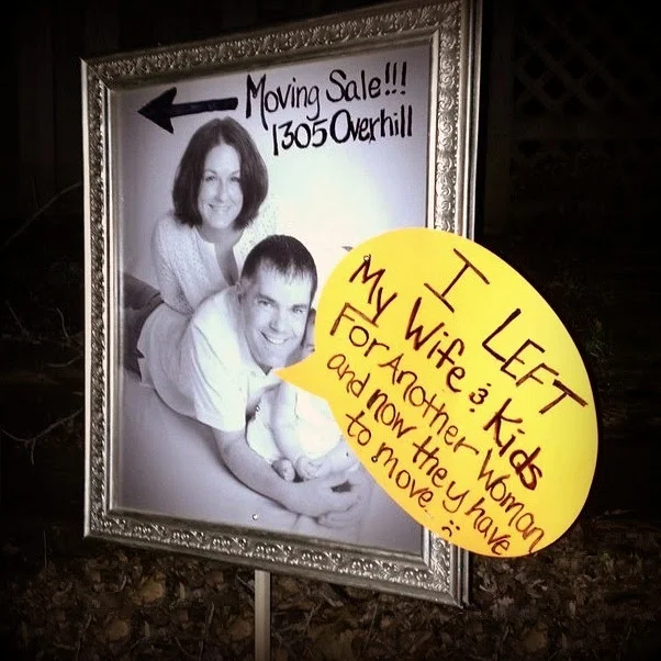 GARAGE SALE SIGN-OF-THE-WEEK: Husband Shaming | Oklahoma City Craigslist Garage Sales