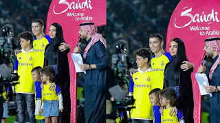Saudiyya ta amincewa Ronaldo yai zaman dadiro da sahibar sa Georgina