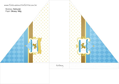 Carousel in Light Blue: Free Party Printables.