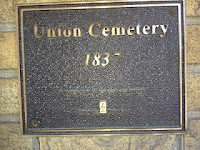 Plaque at Union Cemetery, Oshawa, Ontario, Canada. Photo Credit: © Catherine McDiarmid-Watt