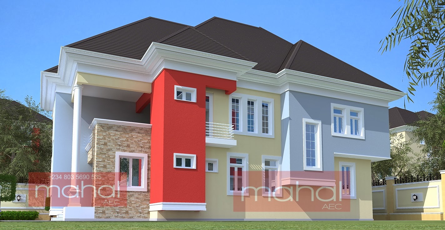 Contemporary Nigerian  Residential Architecture  4 Bedroom 