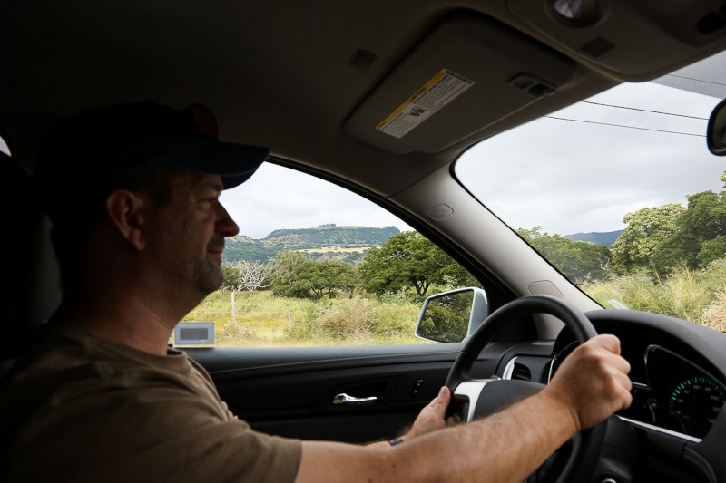 driving to volcanic np-19