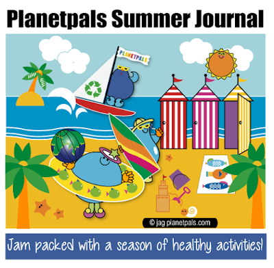 Have a healthy Happy Summer with Planetpals Eco Journal Ideas and Activities for the whole family!