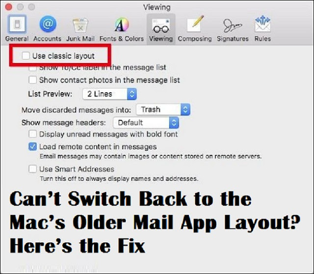 Can’t Switch Back to the Mac’s Older Mail App Layout? Here’s the Fix