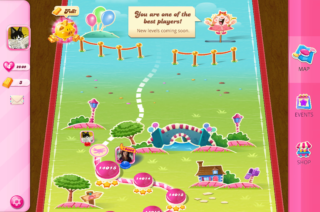 Candy Crush Saga level 13971-14015