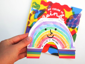 How to make a rainbow notebook with kids