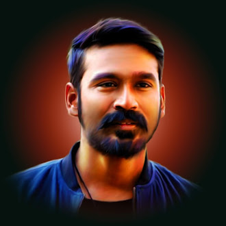 Tamil Actor danush digital painting picture