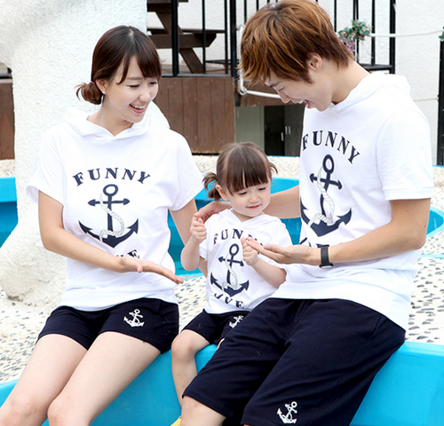 Anchor Hoodie and Shorts Set