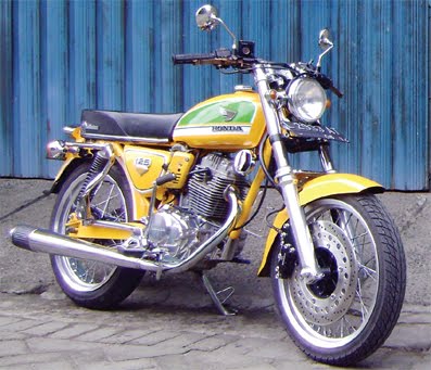  Modifikasi  Honda  GL  Max  Gaya Retro Modifikasi  Motor 