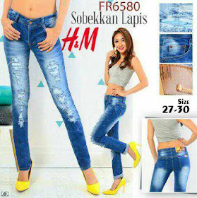 celana jeans, celana jeans wanita, celana jeans wanita sobek, celana jeans sobek, celana sobek wanita