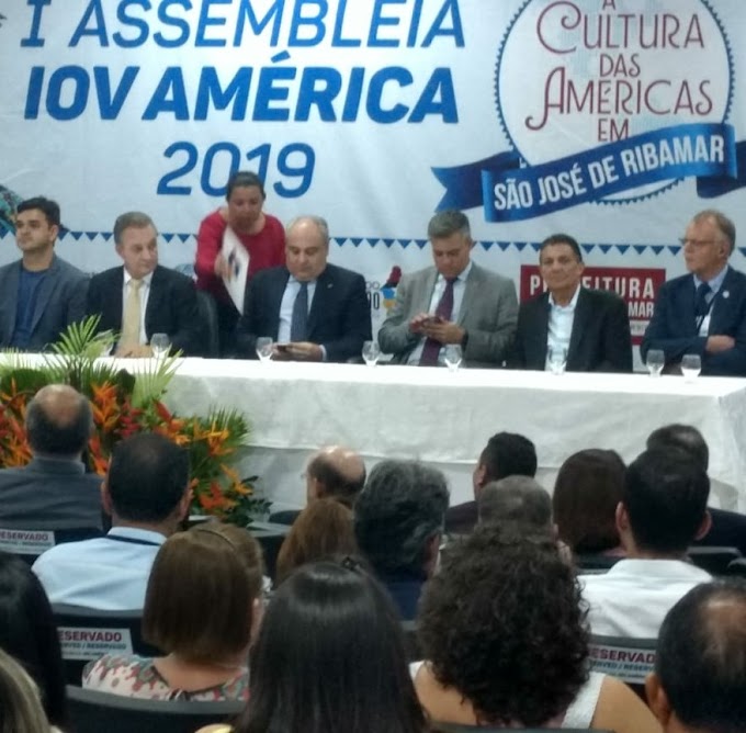 Os prefeitos Cleomar Tema e Luís Fernando participam da I-Assembleia das Américas em São José de Ribamar