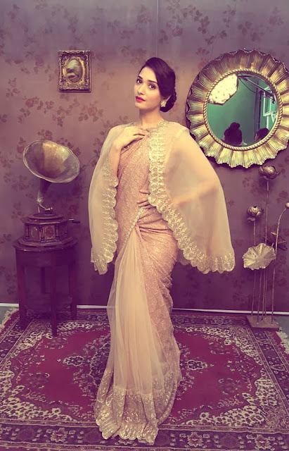 Tamanna Beautiful Saree Picture For Peacock Magazine