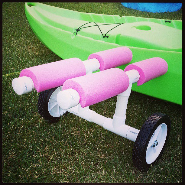 Utah Open Water: How to Make a PVC Kayak Cart