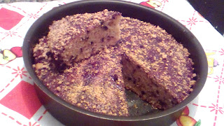  Bolo de paçoca com gotas de chocolate