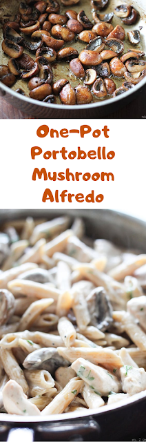 One-Pot Portobello Mushroom Alfredo