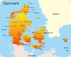 Denmark vector map1