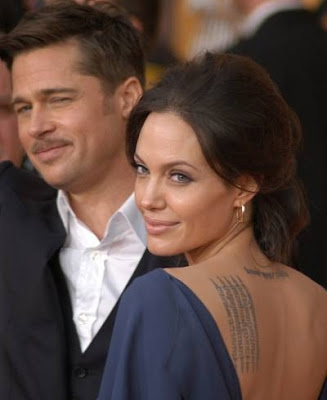 Brad Pitt and Angelina Jolie.