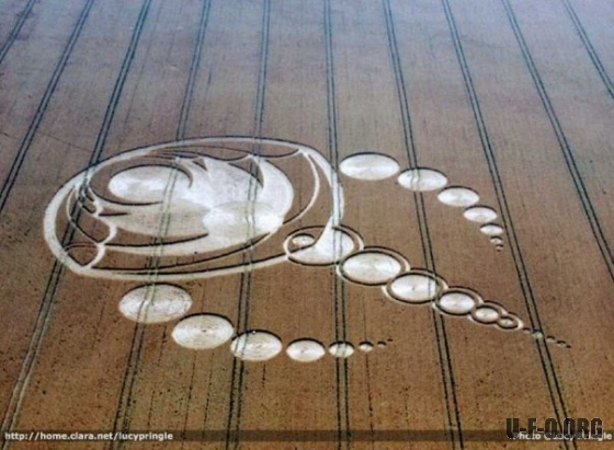 Binary Crop Circle