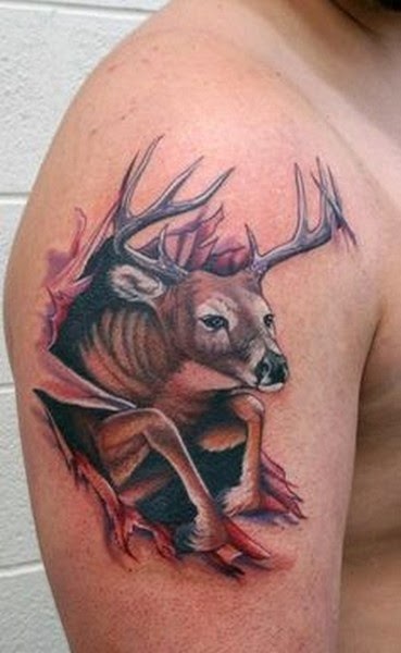  Gambar Tattoo Rusa 