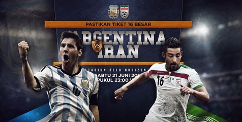 Argentina vs Iran Grup F Piala Dunia