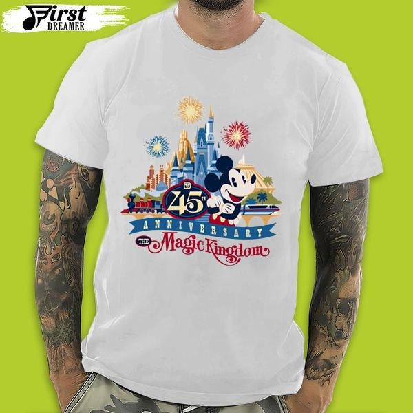 Walt Disney World 45 Anniversary Magic Kingdom T-Shirt