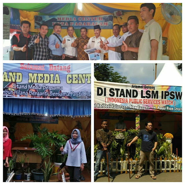   Media Center dan LSM IPSW ikut Ramaikan Bazar BASEMAH EXPO