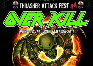 Concierto de OVERKILL en Bogotá 2019 