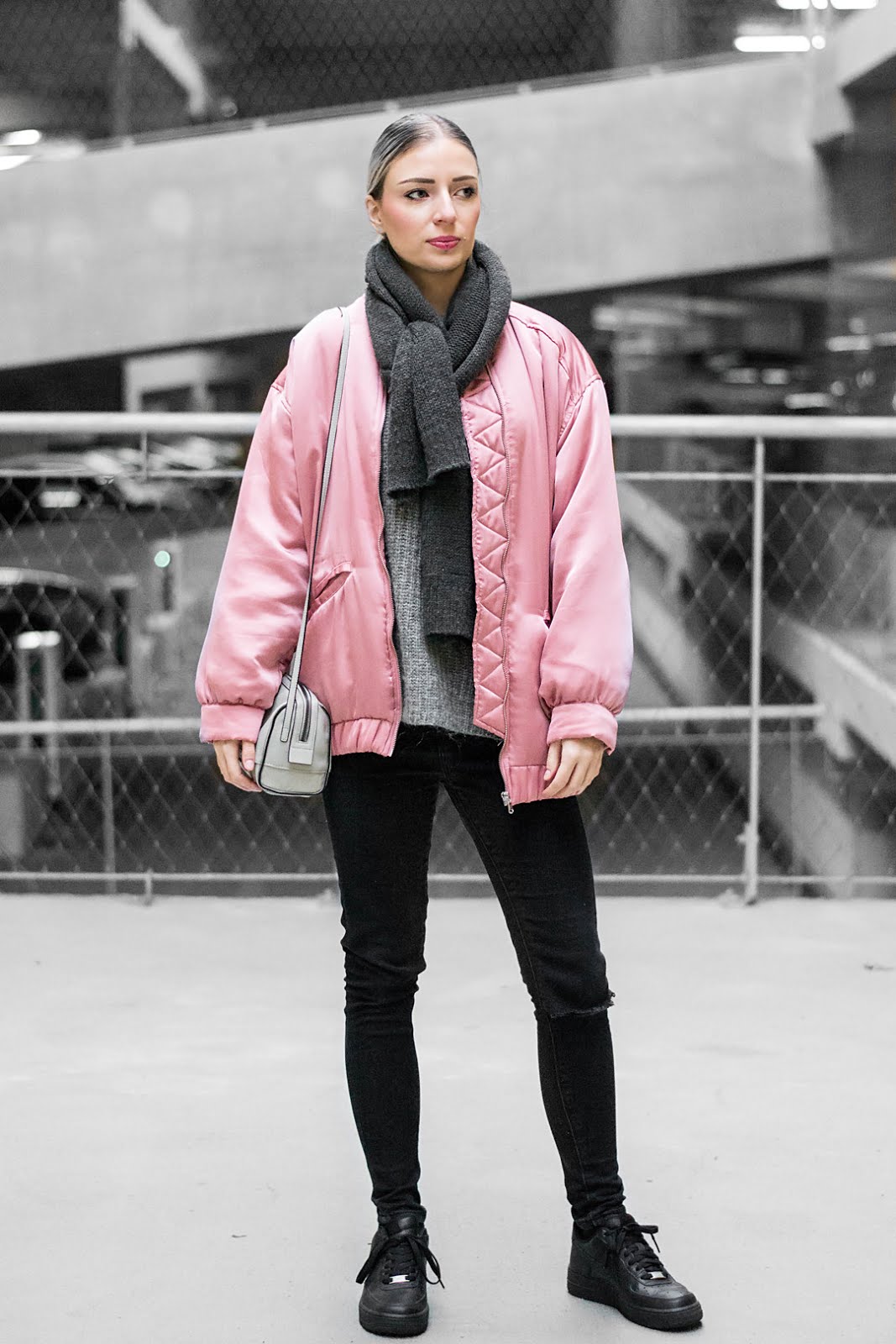 Mango, satin, pink, bomber jacket, cheap monday, calvin klein, bag