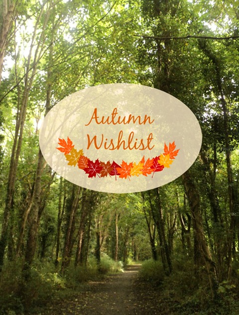 autumn wishlist fall season 