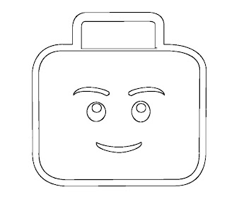#3 Lego Coloring Page