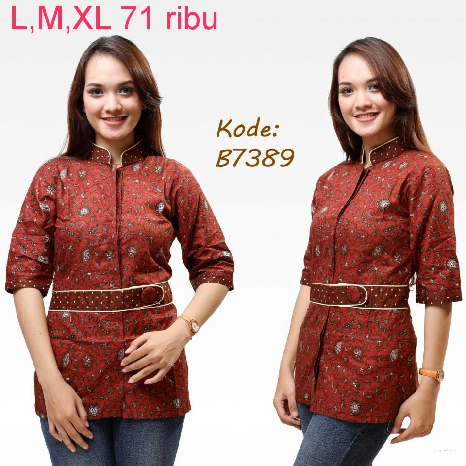  Model  Baju  Batik Kantor  Model  Baju  Batik