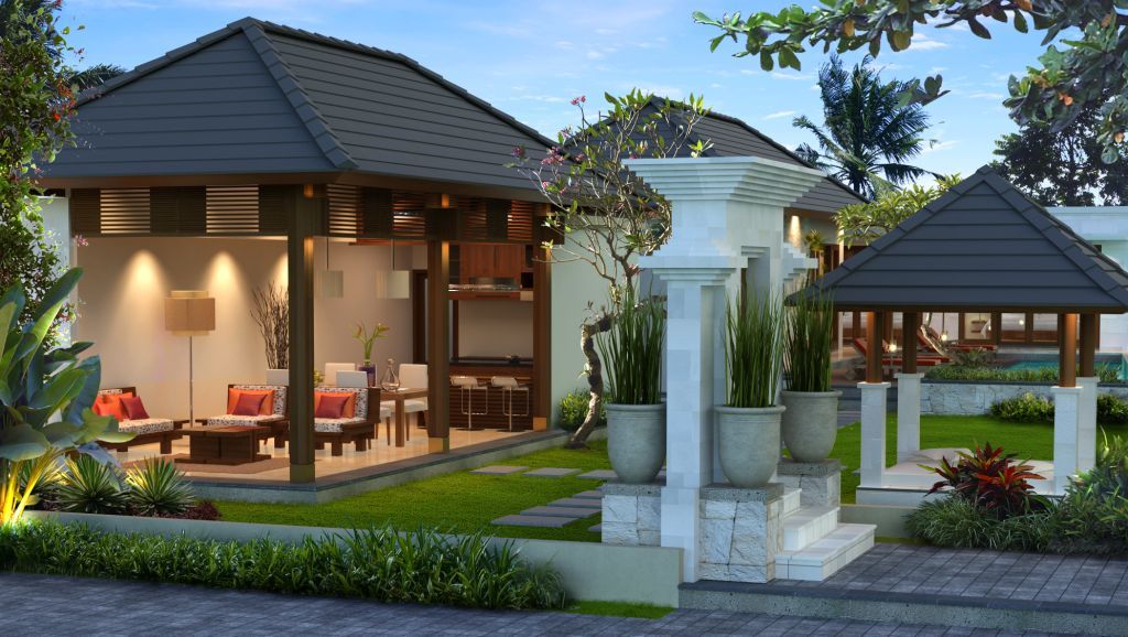 Gambar Desain  Rumah  Desain  Villa  200 Balinese Neo Vernacular