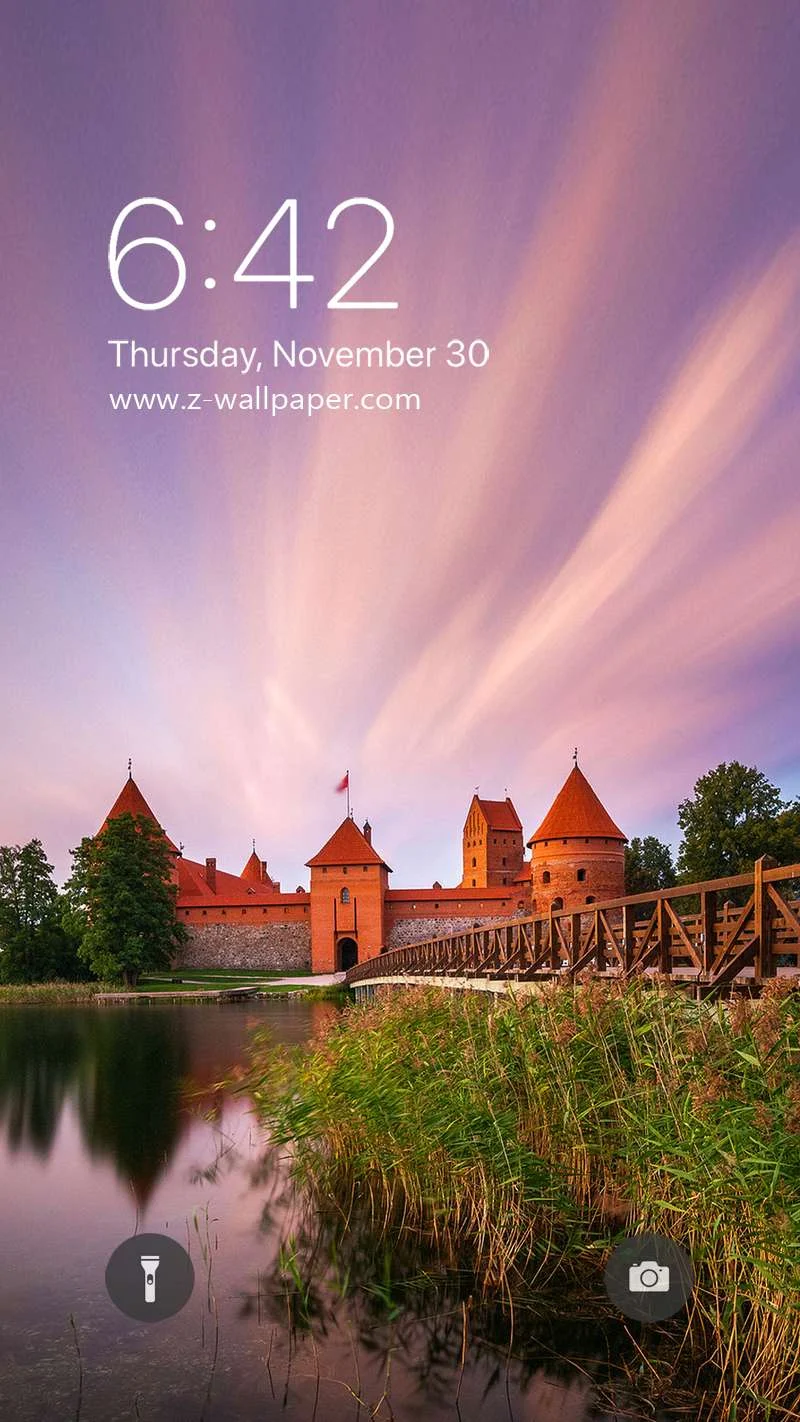 Z-Wallpaper | Lithuania Trakai Travel Mobile Phone Wallpapers