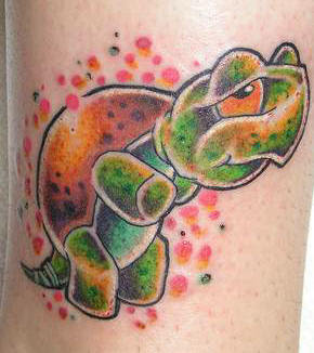 Cartoon Turtle Tattoo Design picture Gallery - Cartoon Turtle Tattoo Ideas