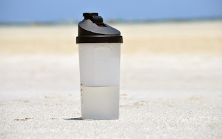 botella de agua de deporte
