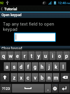 Keypad ICS Theme for Samsung Galaxy Young