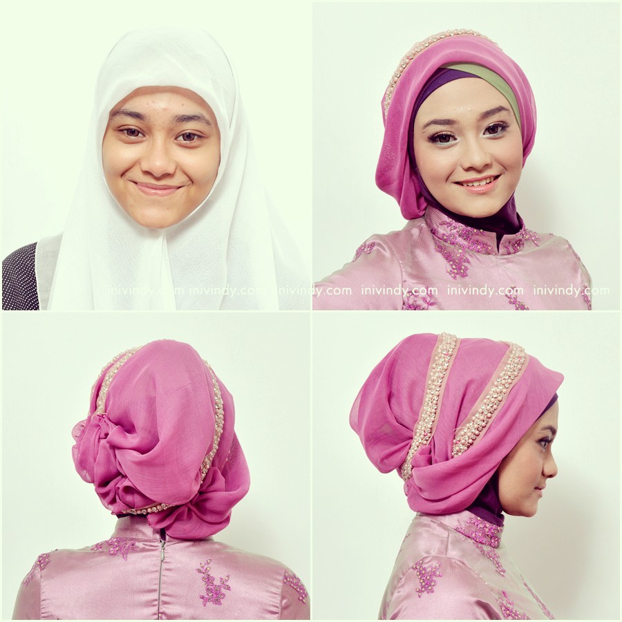25 Ide Tutorial Hijab Indonesia Wisuda Warna Ungu Untuk Kamu Tutorial