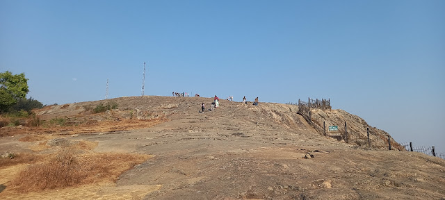 The rock face at Nandi Hills