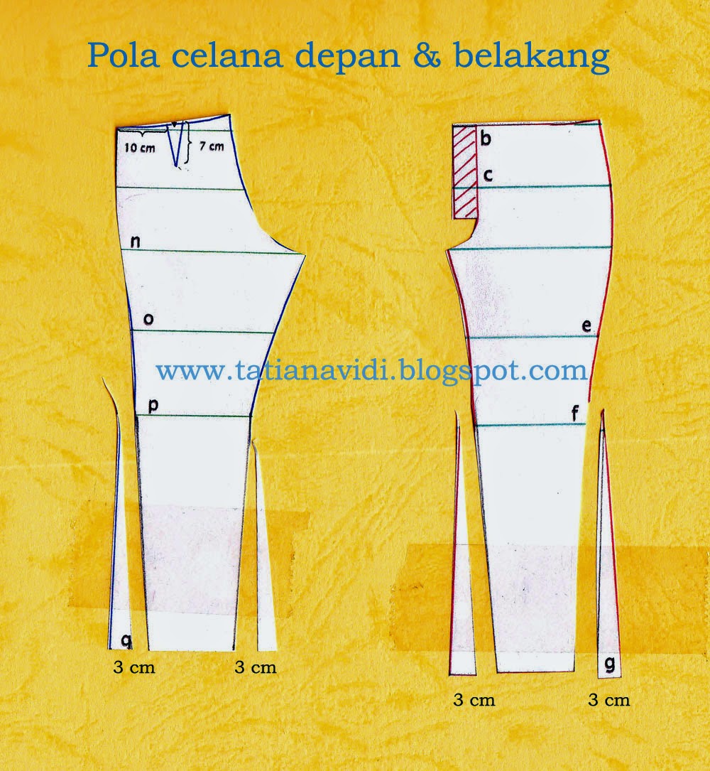 Tatiana Vidi Sewing Blog Free tutorial 27 Saku Celana