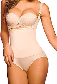 SHAPERX Women Shapewear Tummy Control Fajas Colombianas Open Bust Bodysuit Slimmer Body Shaper
