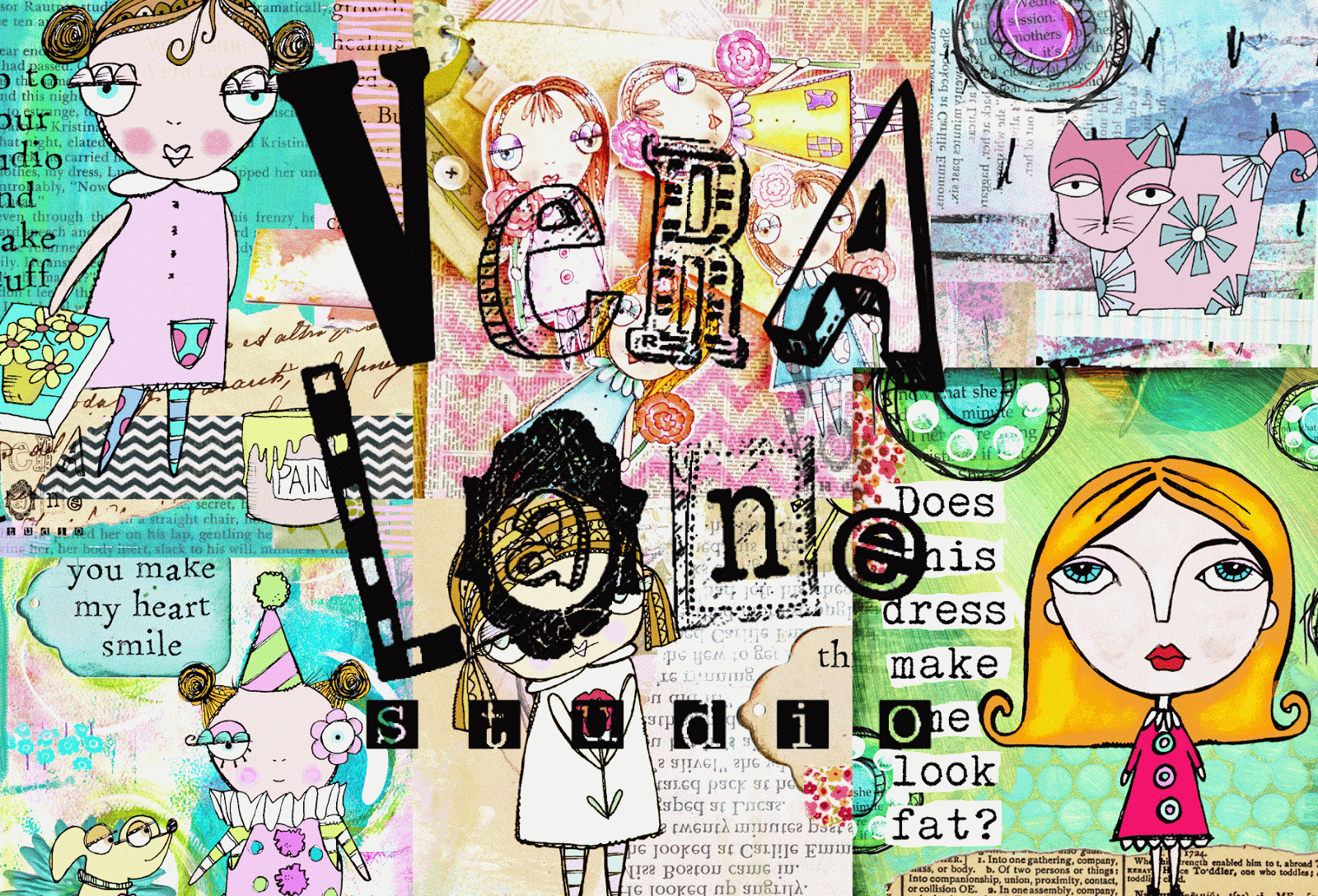 Vera Lane Studio Digi Stamp Tutorial