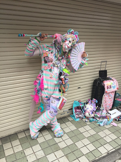 This colourful character we found Takeshita Street