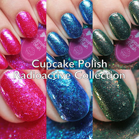 Cupcake Polish Radioactive Collection