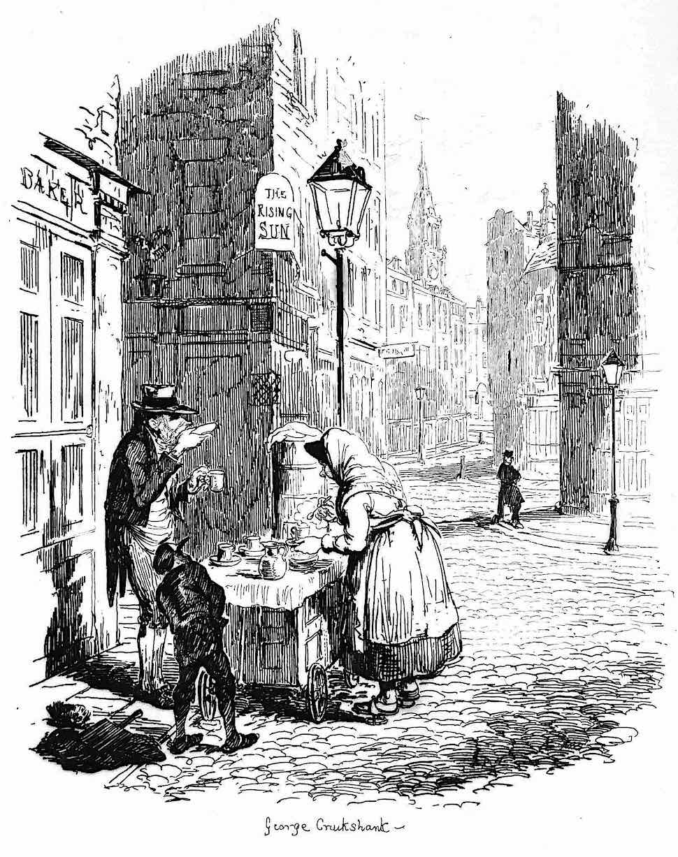 another coffee along the way, George Cruikshank 1837