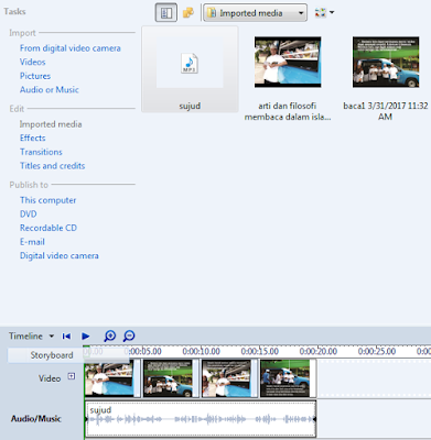 Proses Pembuatan Video dengan Movie Maker