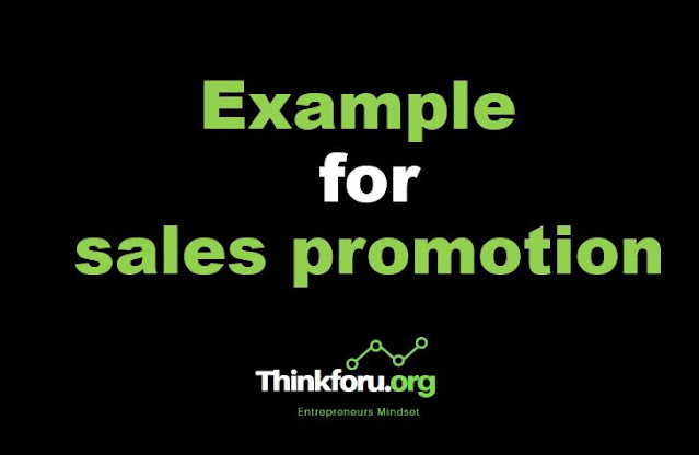 Image of Example for sales promotion