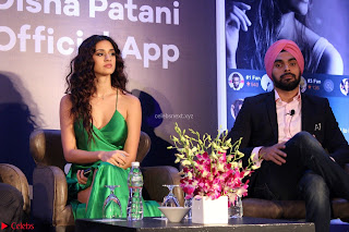 Disha Patani in Beautiful Green Gown at her App Launch 025.JPG